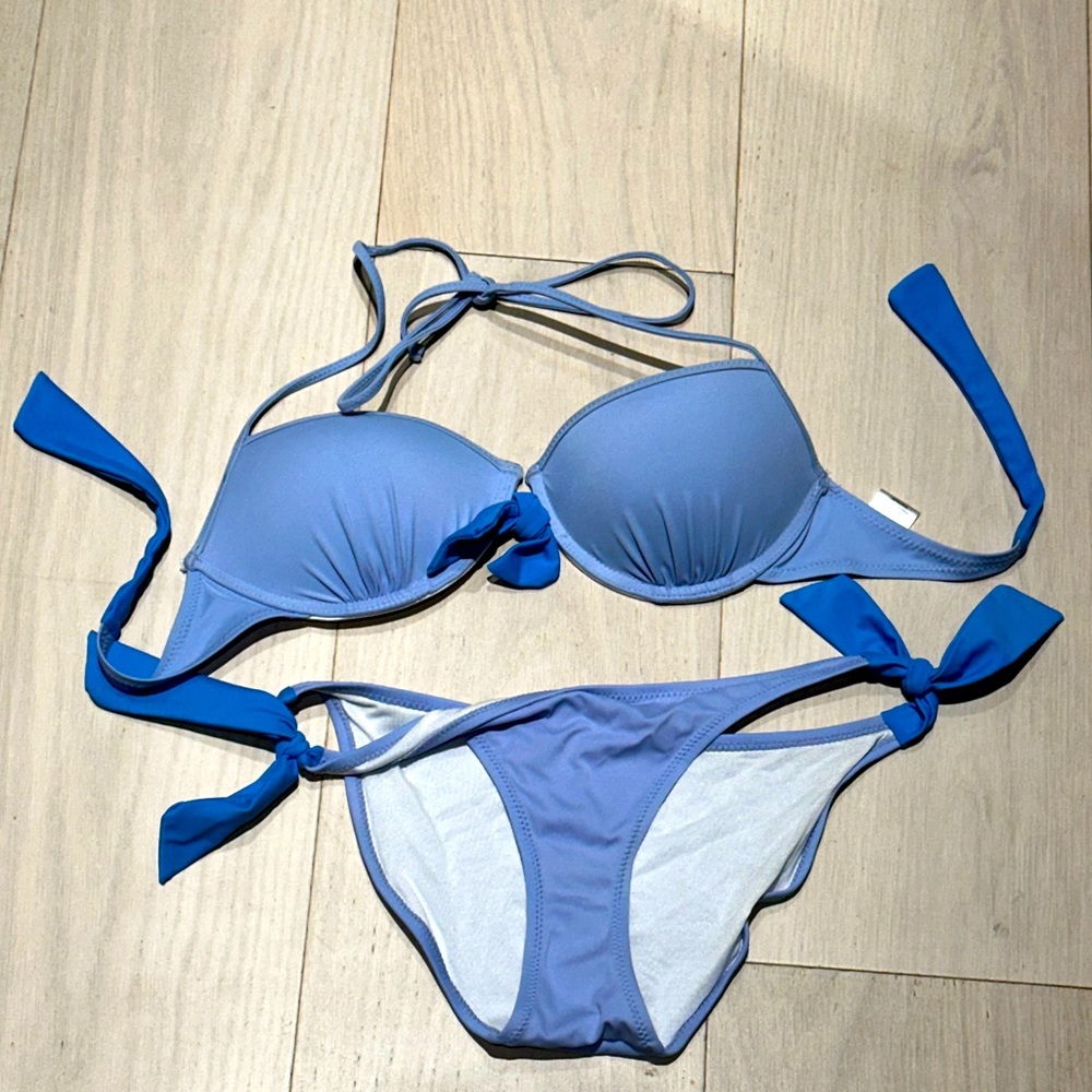Blue bikini set - never worn